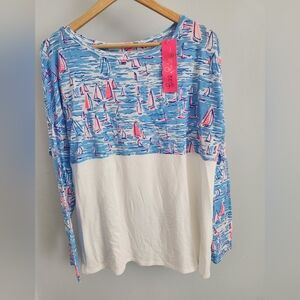 Lilly Pulitzer finn top boatylicious